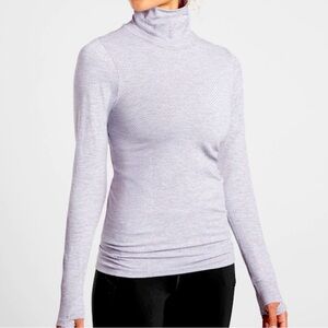 Athleta Flurry Blizzard Shine Turtleneck